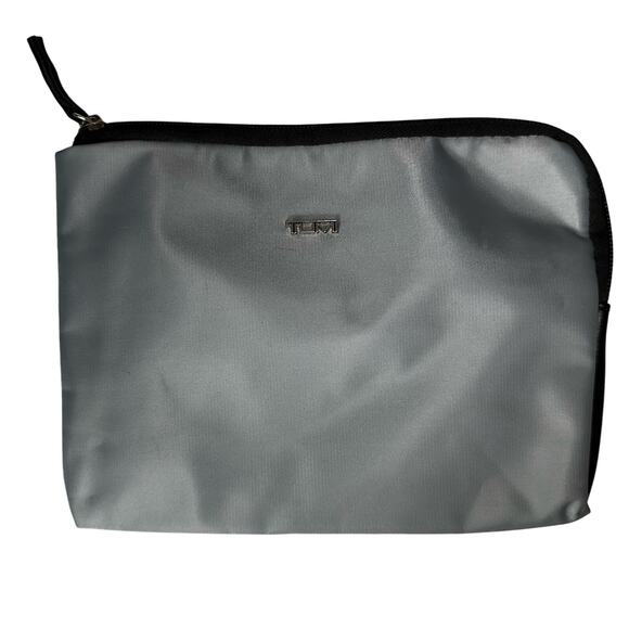 Tumi for Delta Handbags - Tumi For Delta Gray Purple Travel Bag Small Nylon 8x7 Accessories Make Up Pouch